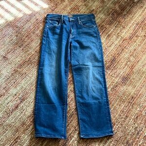 MOTHER Denim Rambler mid rise zip ankle (zip fly not at ankle)